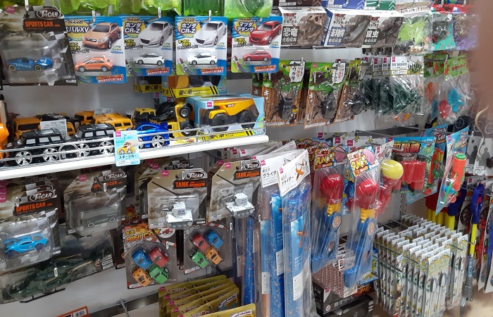 ダイソーのおもちゃ売り場