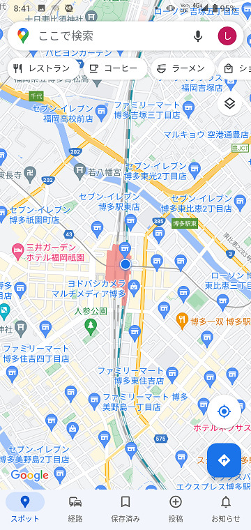 グーグルマップ1