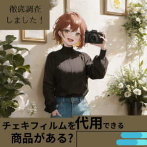 チェキのフィルムを代用できる商品はある？徹底調査しました！