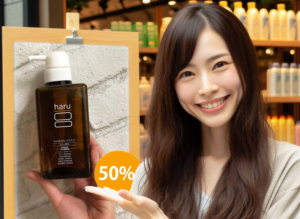 haruシャンプーを半額でゲットする方法！キャンペーンの使い方を徹底解説